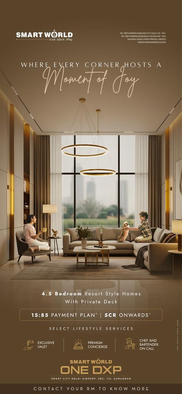 Discover Luxury Living at Smart World One DXP, Gurugram, Starting at 5CR Onwards Update