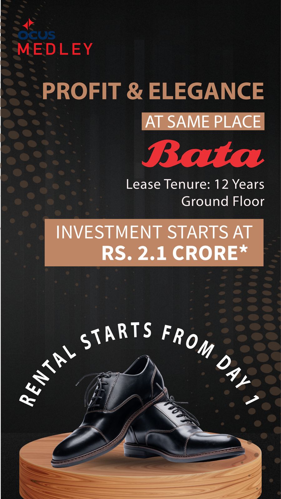 Invest in Ocus Medley from Rs. 2.1 Crore || Lease with Bata in Ocus Medley || Ocus Medley: Profit & Elegance Together Update