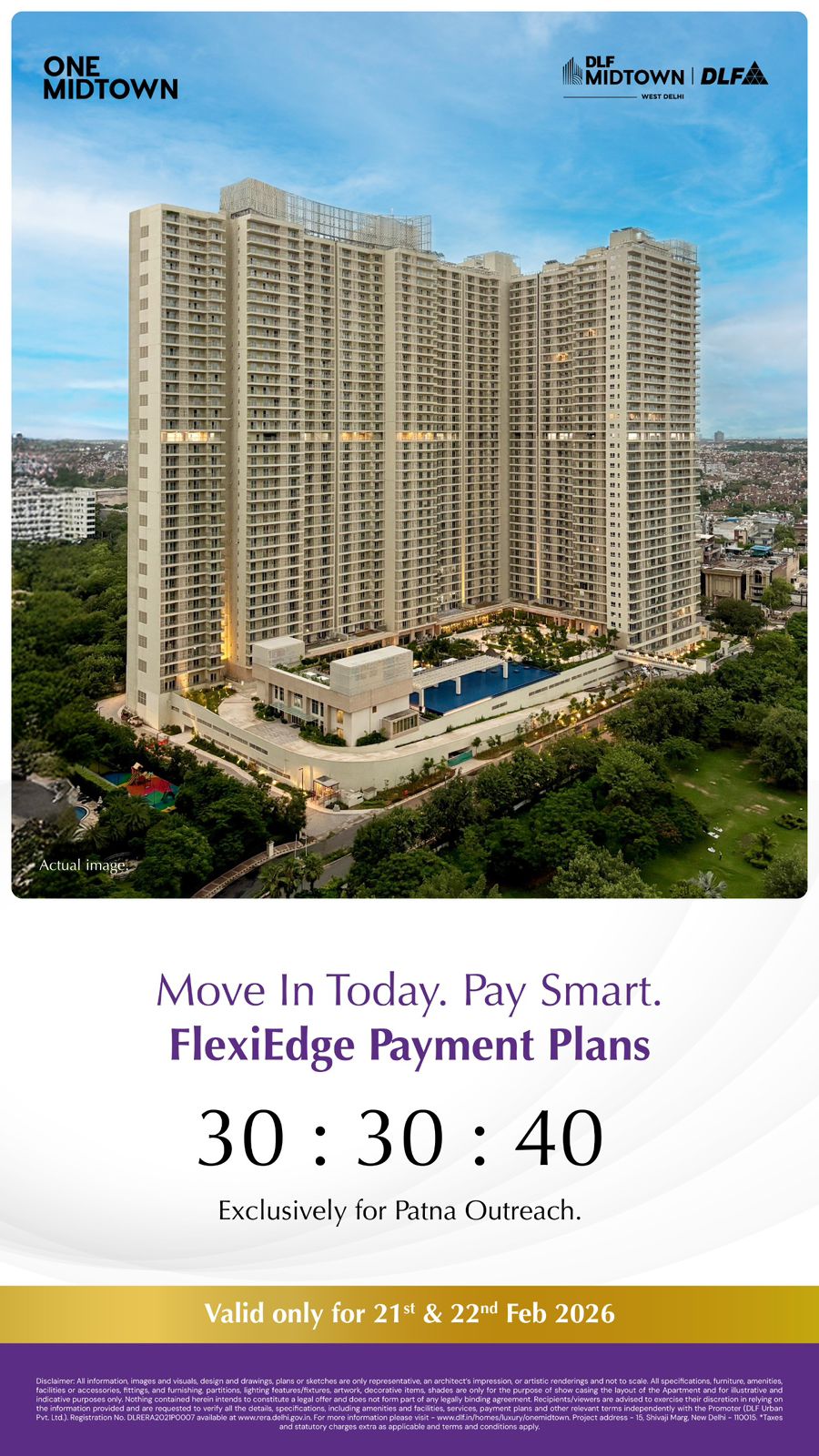 Move In Today at DLF One Midtown, West Delhi - FlexiEdge Plans! Update