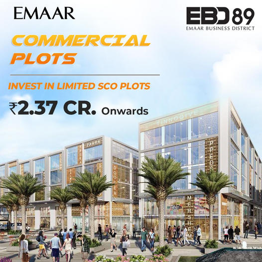 invest in limited SCO Plots Rs 2.37 Cr onwards at Emaar EBD 89, Gurgaon Update