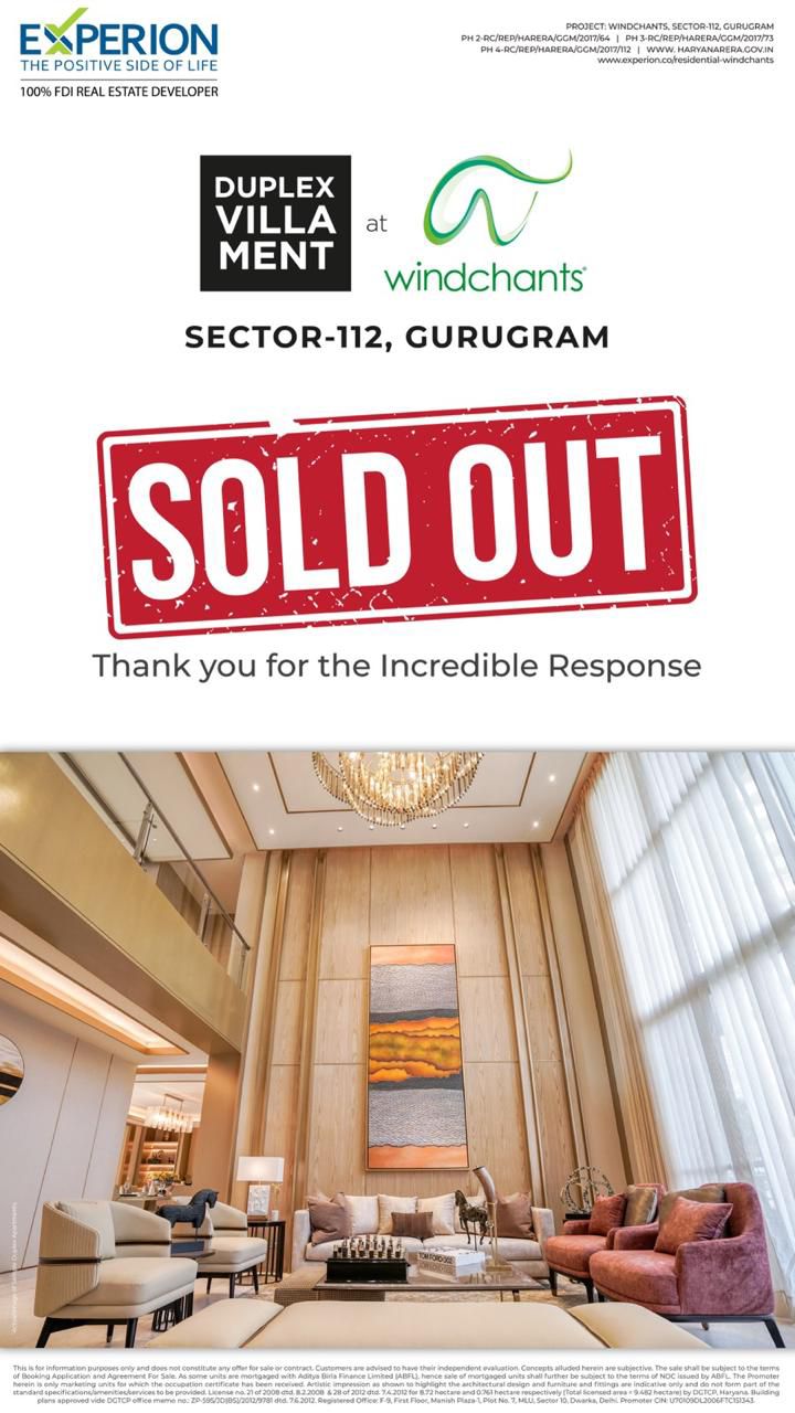 Experience Luxury at Windchants, Sector-112, Gurugram by Experion Update