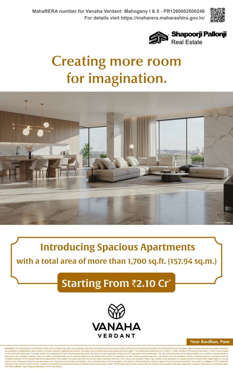 Discover Luxury Living at Vanaha Verdant, Near Bavdhan, Pune, Starting ₹2.10 Cr Update