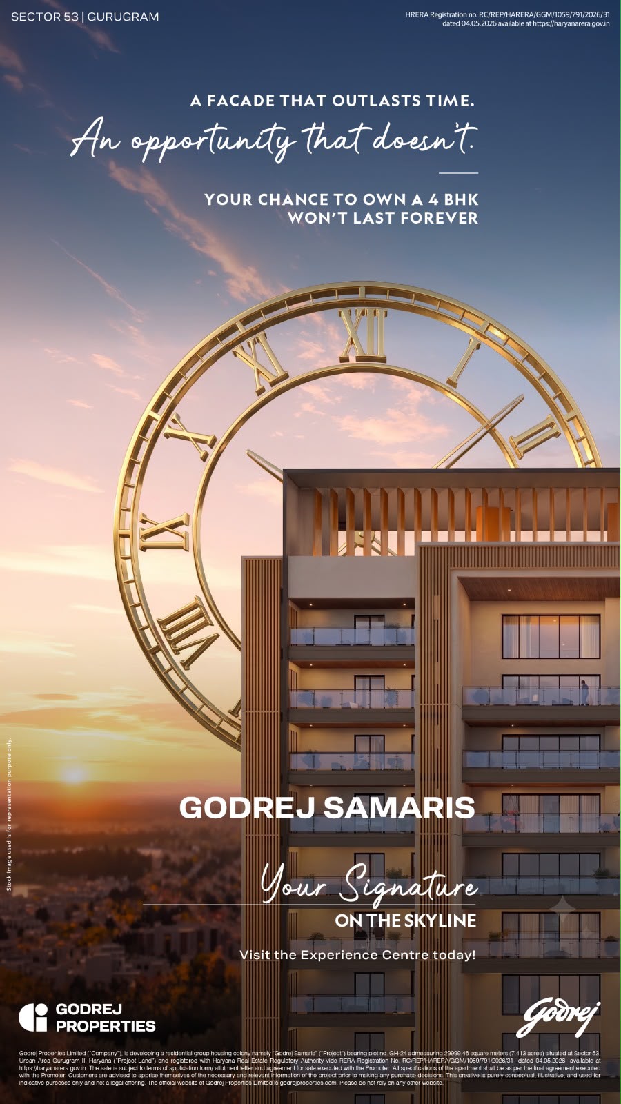Own a 4 BHK in Godrej Samaris, Gurugram! || Visit the Experience Centre Today! || Your Signature on the Skyline Awaits! Update