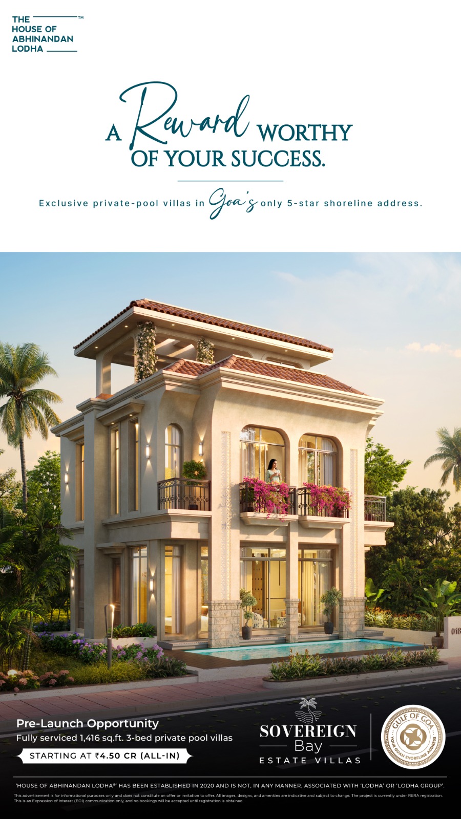 Pre-Launch Opportunity: Sovereign Bay Villas in Goa || Own a Luxury Villa at Gulf of Goa || Exclusive Private-Pool Villas Starting ₹4.50 Cr Update