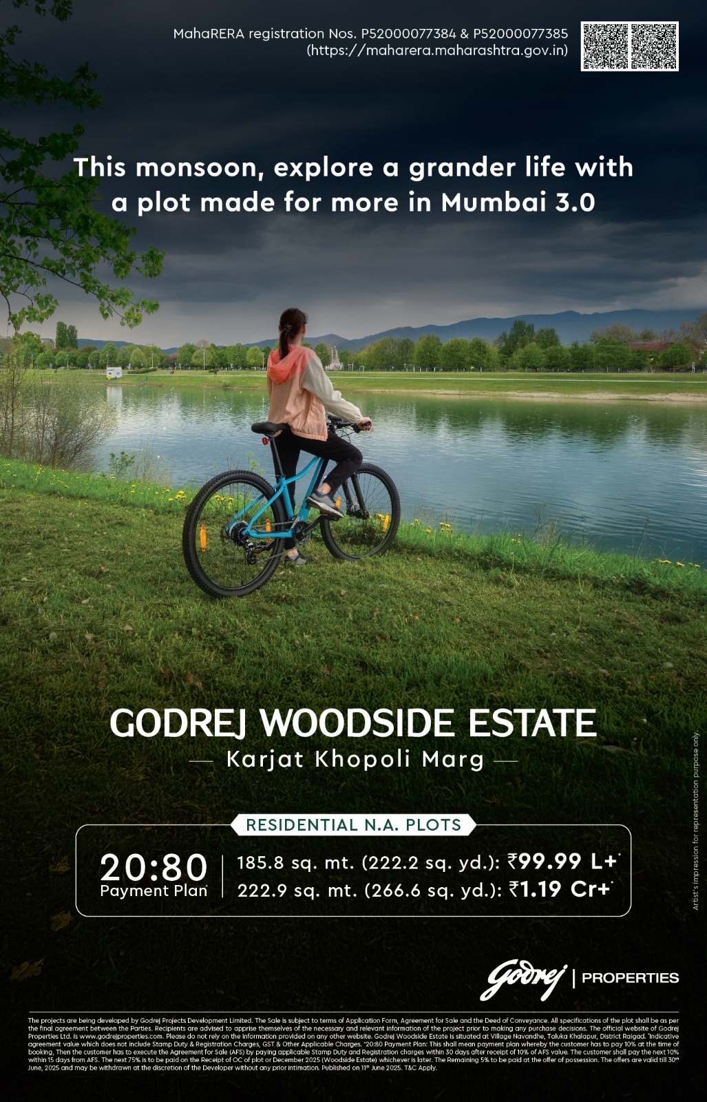 Explore Grander Living at Godrej Woodside Estate in Karjat starting at ₹99.99 L+ Update