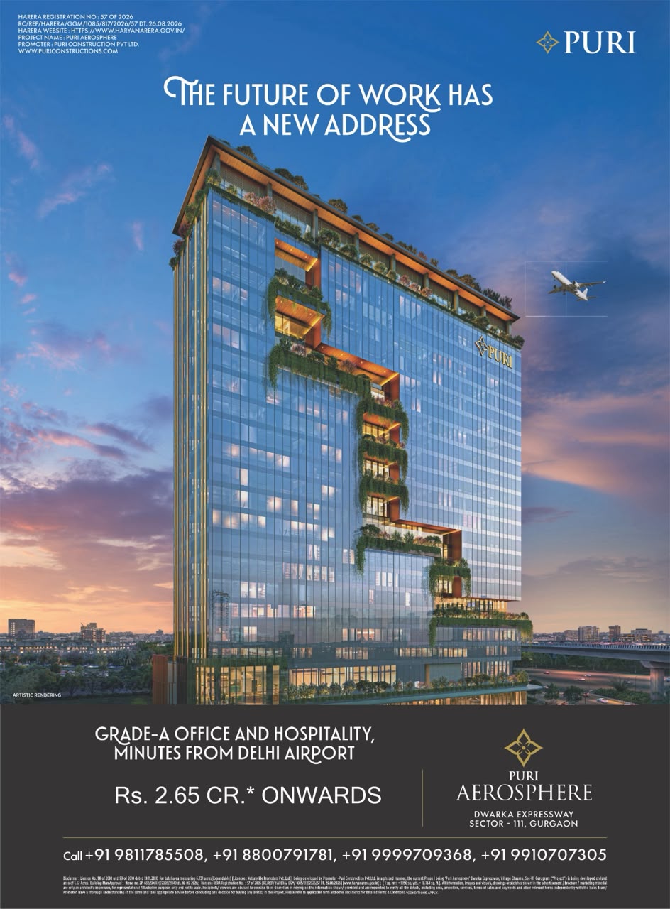 Discover Grade-A Offices Near Delhi Airport || Invest in Puri Aerosphere Today || Secure Your Future at Puri Aerosphere photo 1