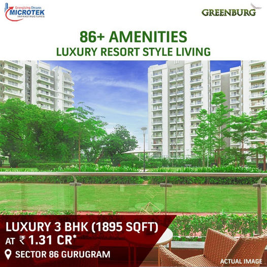 Book ready-to-move-in lavish resort-style living at Sector 86, Gurgaon Update
