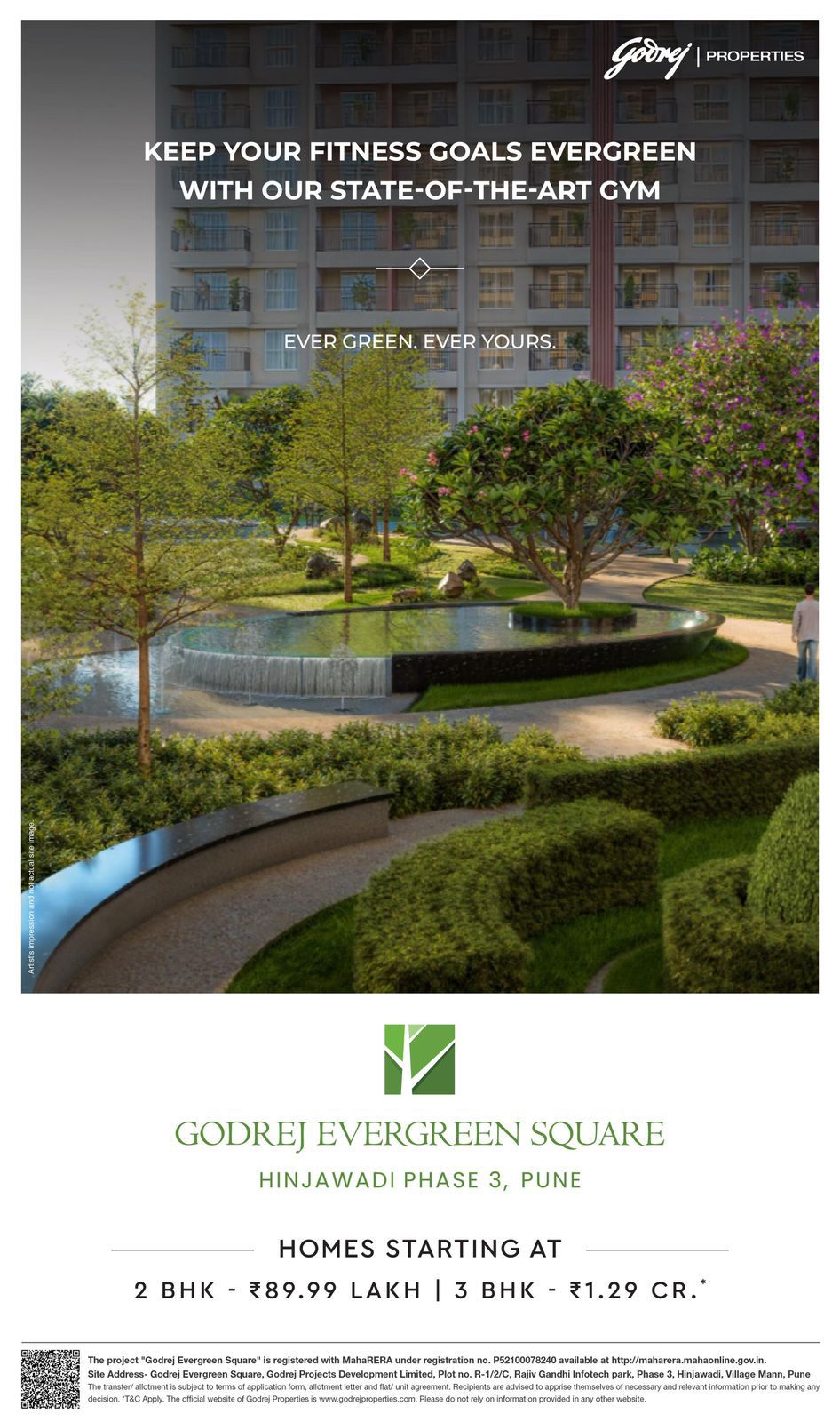Discover Godrej Evergreen Square at Hinjawadi Phase 3, Pune, Starting at 89.99 Lakh Update