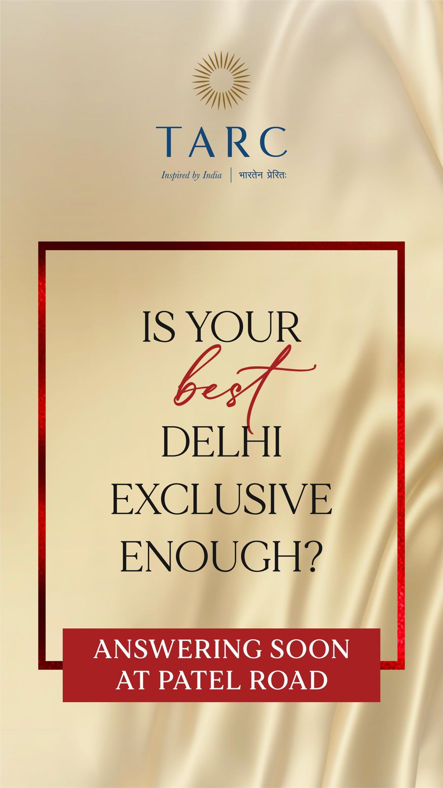 Discover Luxury Living by TARC on Patel Road Update