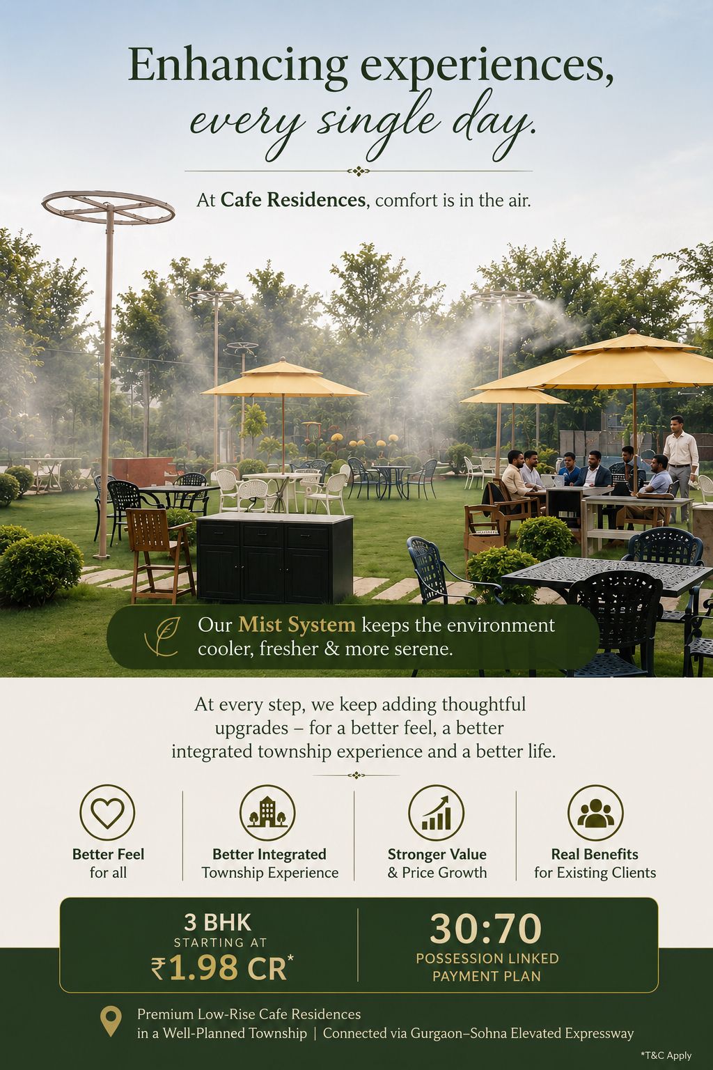 Discover Comfort at Cafe Residences || Experience Serenity with Our Advanced Mist System || Upgrade Your Lifestyle Today at Cafe Residences Update