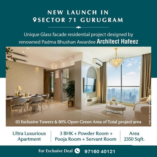 Architect Hafeez's Masterpiece: A New Era of Luxury in Sector 71, Gurugram Update