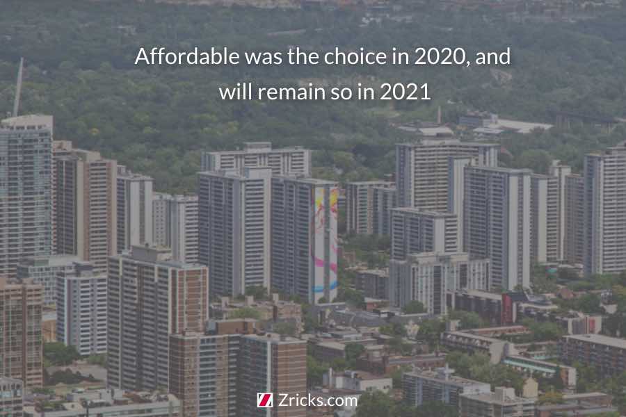 Affordable was the choice in 2020, and will remain so in 2021 Update