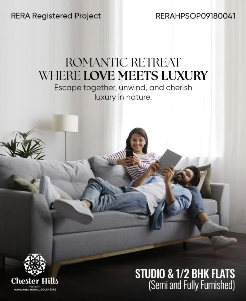 Discover Chester Hills: Luxury Retreat at Kasauli Hills, Solan with Studio & 1/2 BHK Flats Update