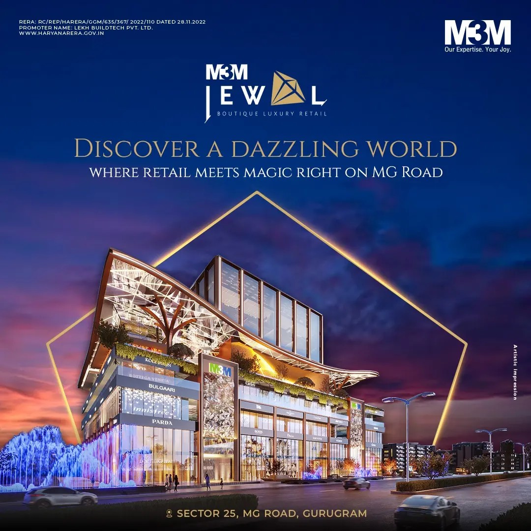 M3M Jewel Step into a world of opulence and sophistication as you witness Gurgaon Update