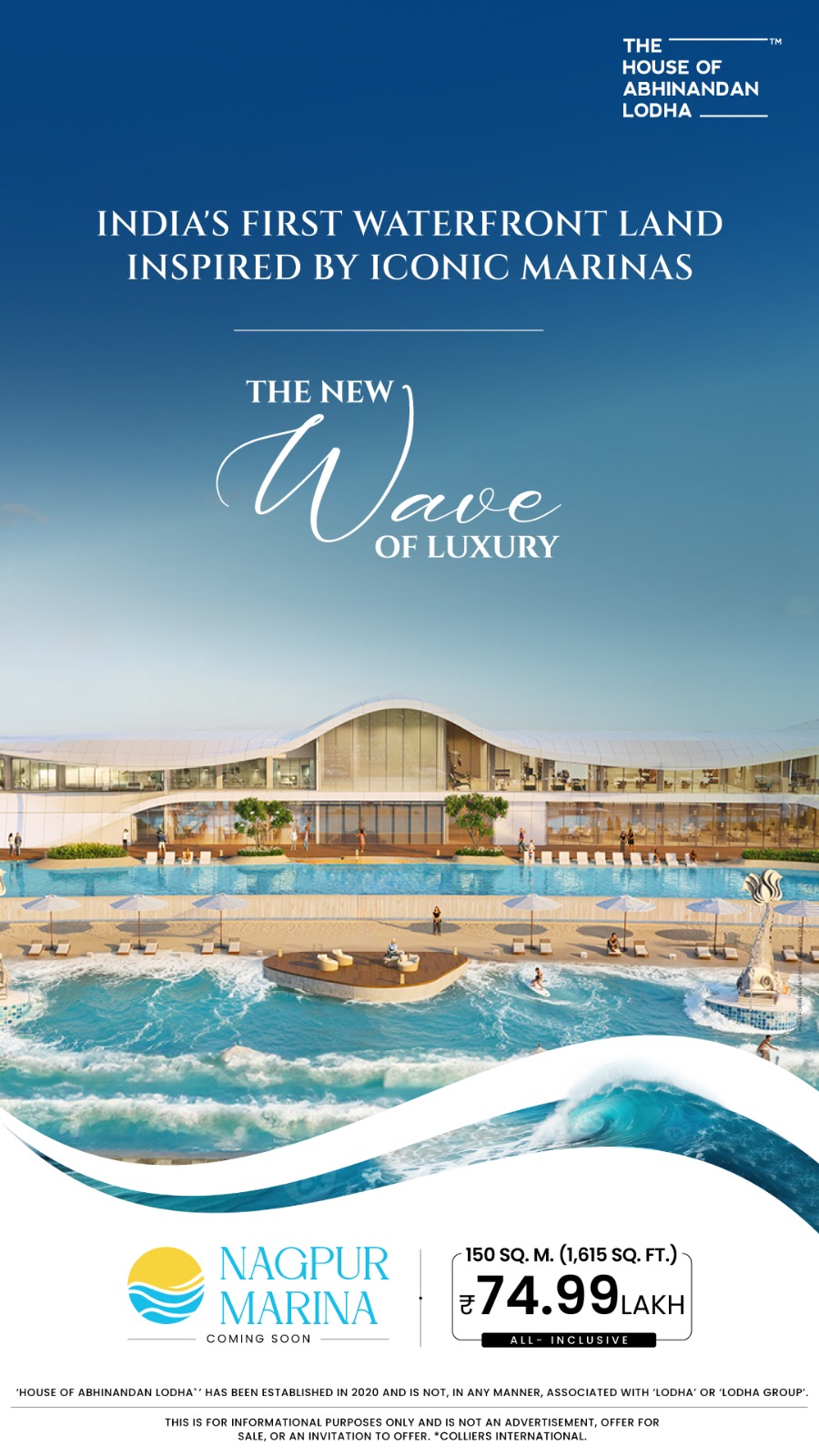 Nagpur Marina by HOABL - Luxury Waterfront Land, ₹74.99L, South Nagpur Update