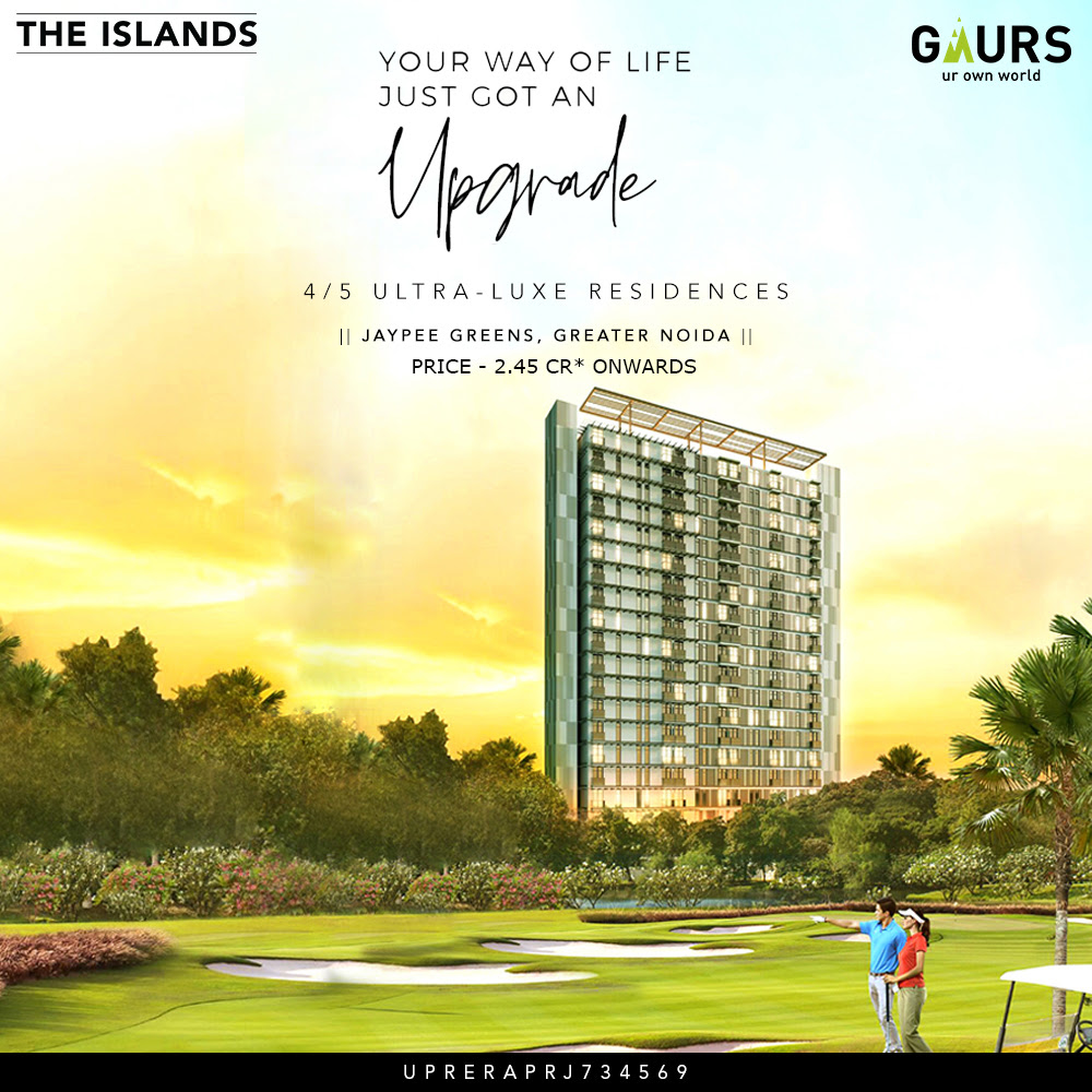 Book 4 and 5 BHK ultra luxe residences Rs 2.45 Cr at Gaur Jaypee Greens, Greater Noida Update