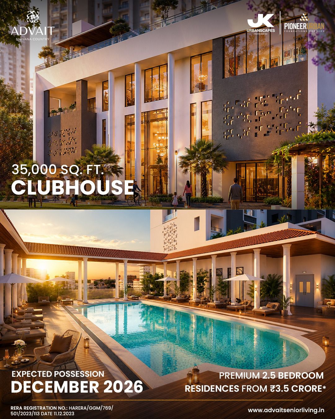 Exclusive New Residences from ₹3.5 Cr! || Secure Your Premium Residence in Advait Nirvana Country || Anticipated Possession by Dec 2026 Update