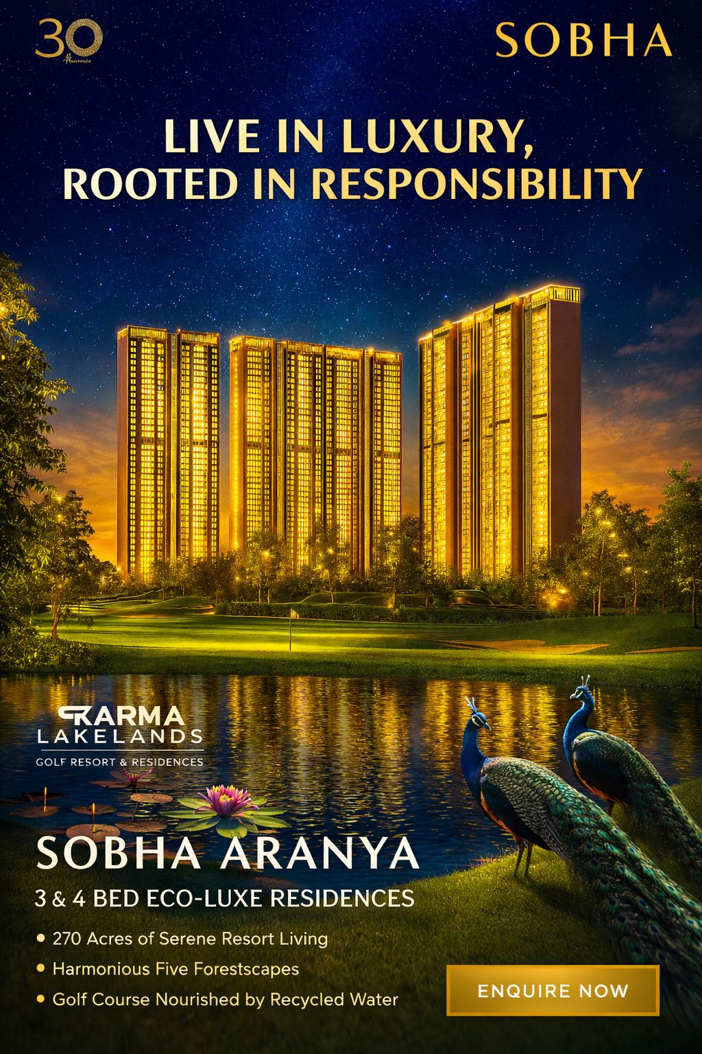 Discover Luxury Living at Sobha Aranya in Karma Lakelands, Book Now! Update