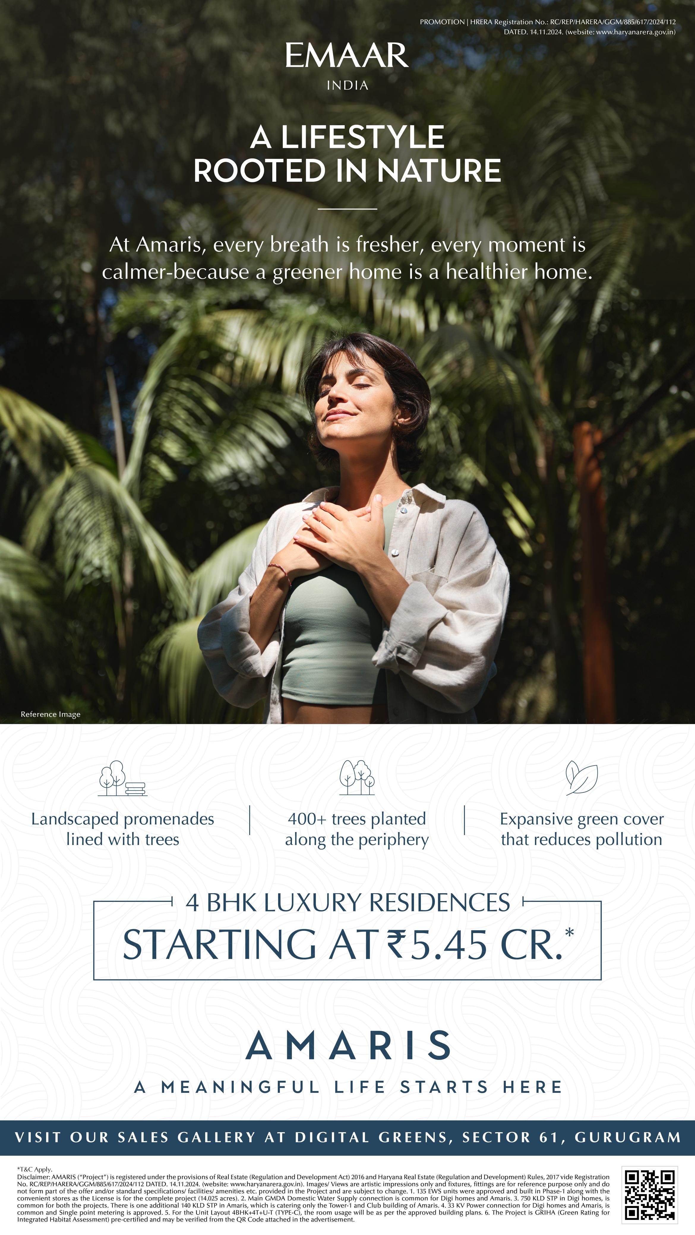 Discover Luxury Living at Amaris by Emaar in Gurugram, Starting at ₹5.45 Cr Update