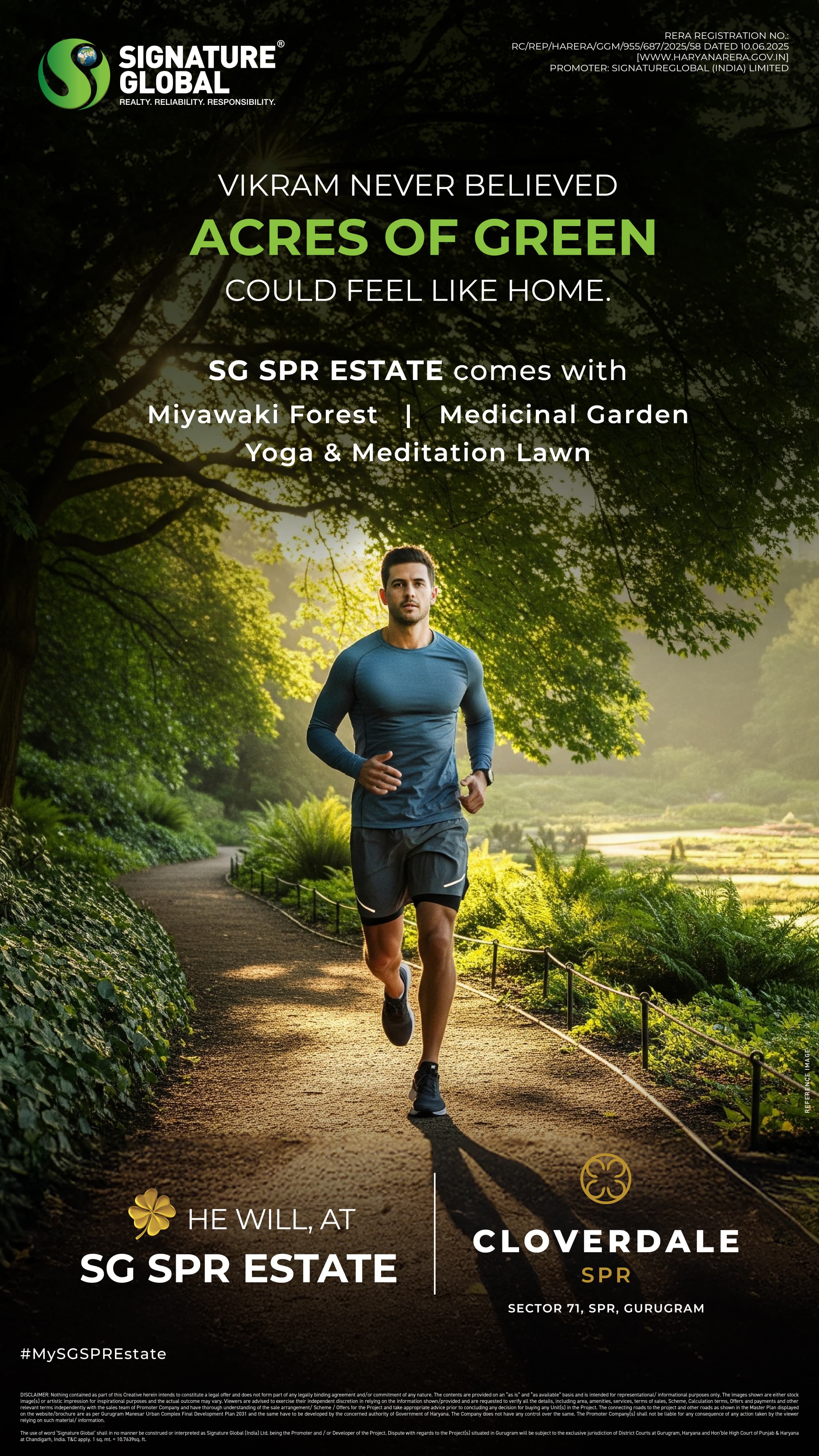 Discover Luxury at Cloverdale SPR by Signature Global, Sector 71, SPR, Gurugram Update