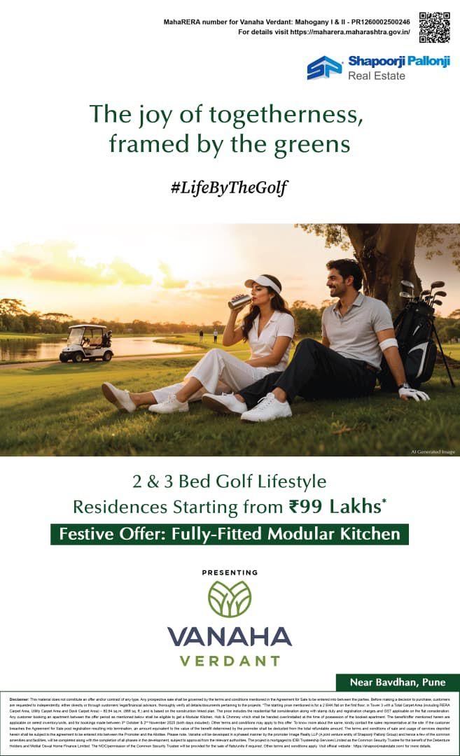 Discover Luxurious Golf Residences at Verdant, Near Bavdhan, Pune Update