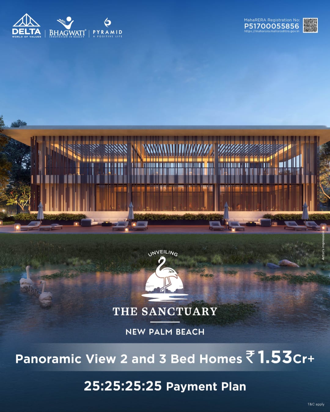 Discover The Sanctuary, New Palm Beach by Delta, Bhagwati, Pyramid - Starting at ₹1.53 Cr in Navi Mumbai Update
