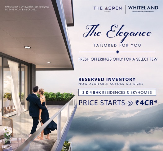 The Aspen Whiteland Residences: Redefining Elegance in Exclusive 3 & 4 BHK Homes Update