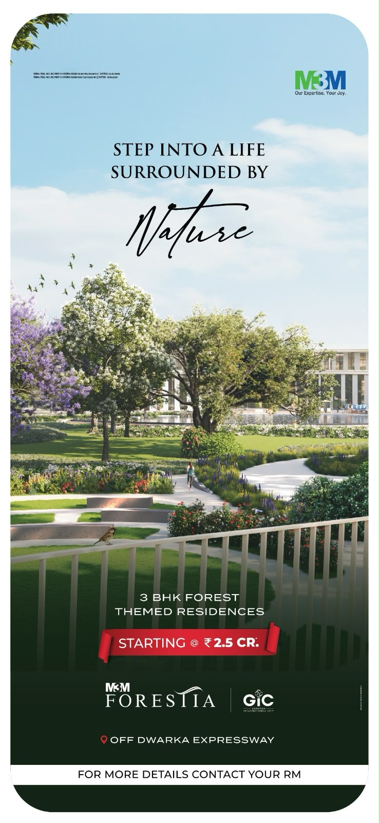 Explore M3M Foresta's Forest-Themed Residences || Discover Nature-Infused Living at M3M Foresta || Secure Your Home Starting at ₹2.5 Cr