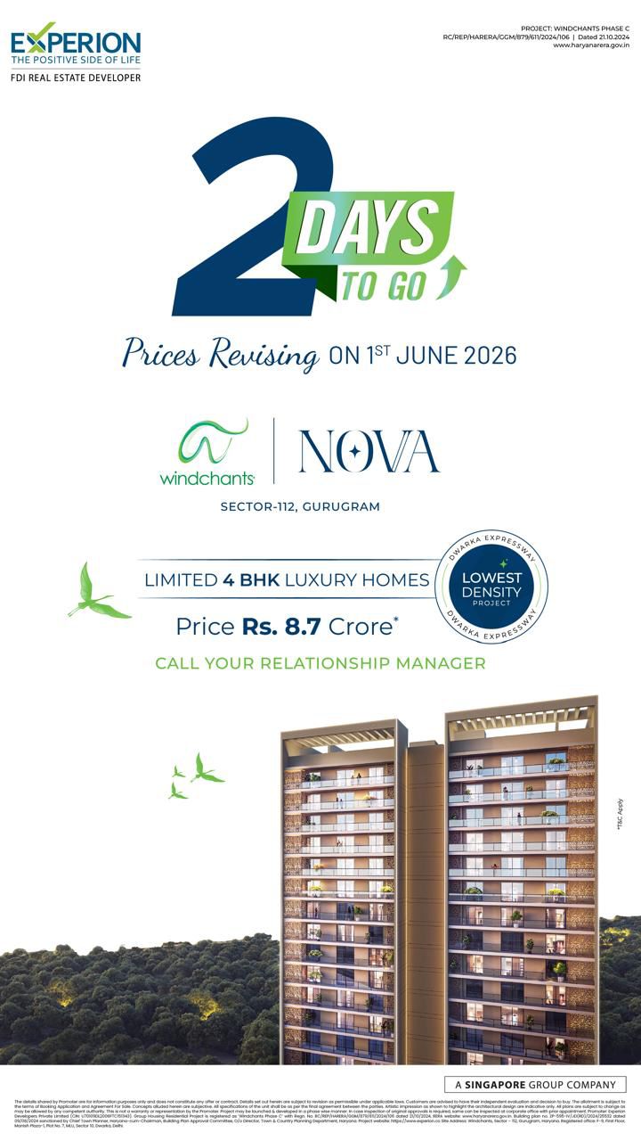 Last Chance: Price Revision in 2 Days || Secure Your Dream Home Now || Prices Revising Soon at Nova Update