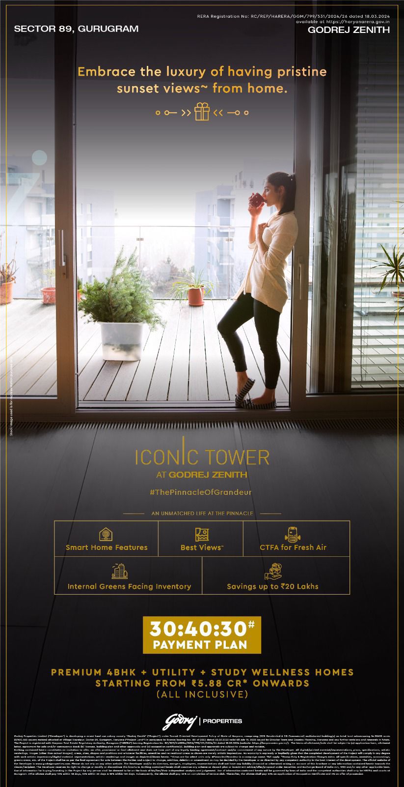 Discover Luxury at Godrej Zenith, Sector 89, Gurugram - Premium 4BHK Homes from ₹5.88 Cr Update