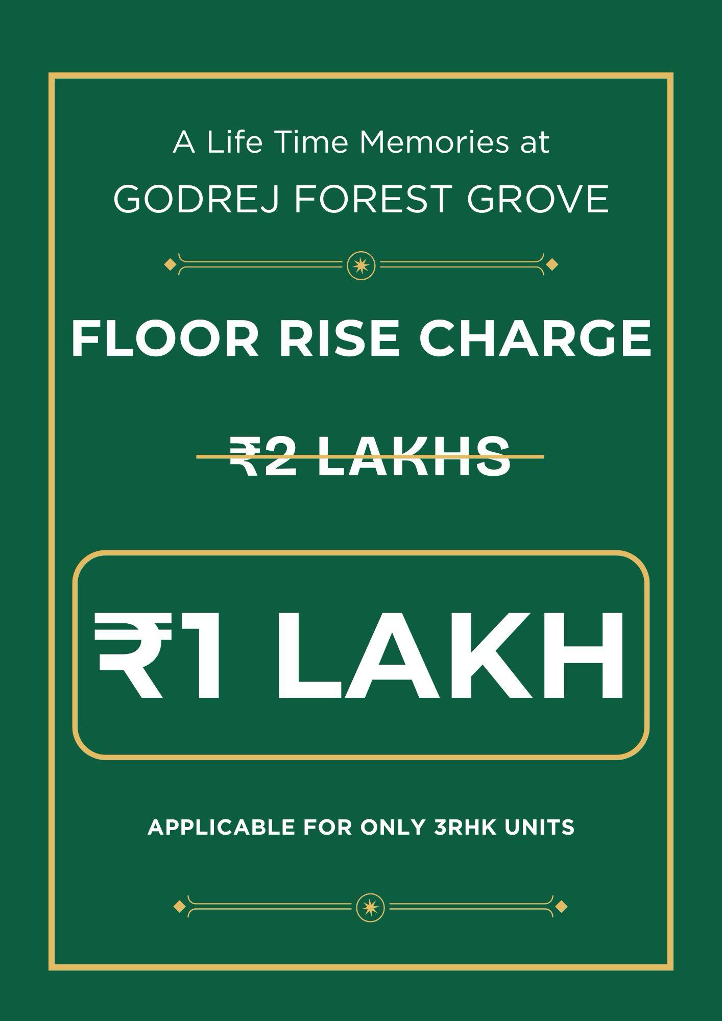 Live Your Dream at Godrej Forest Grove, Pune, Floor Rise Charge at Just ₹1 Lakh for 3BHK Units! Update