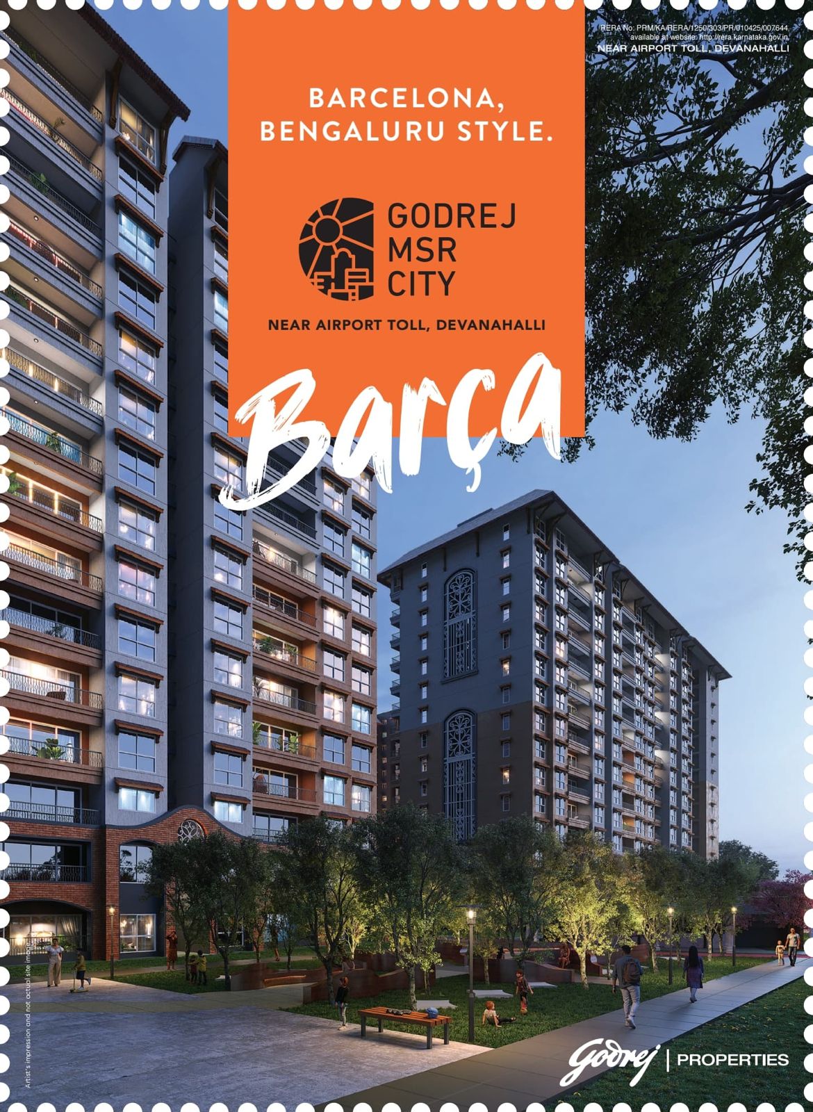 Discover Godrej MSR City, Near Airport Toll, Devanahalli Update