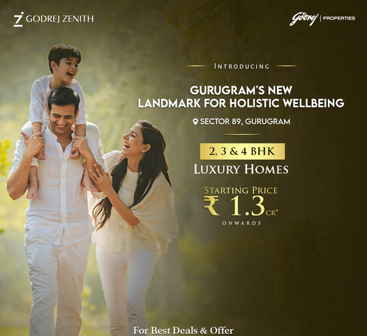Embrace Wellbeing at Godrej Zenith: Gurugram's New Benchmark in Luxury Living Update