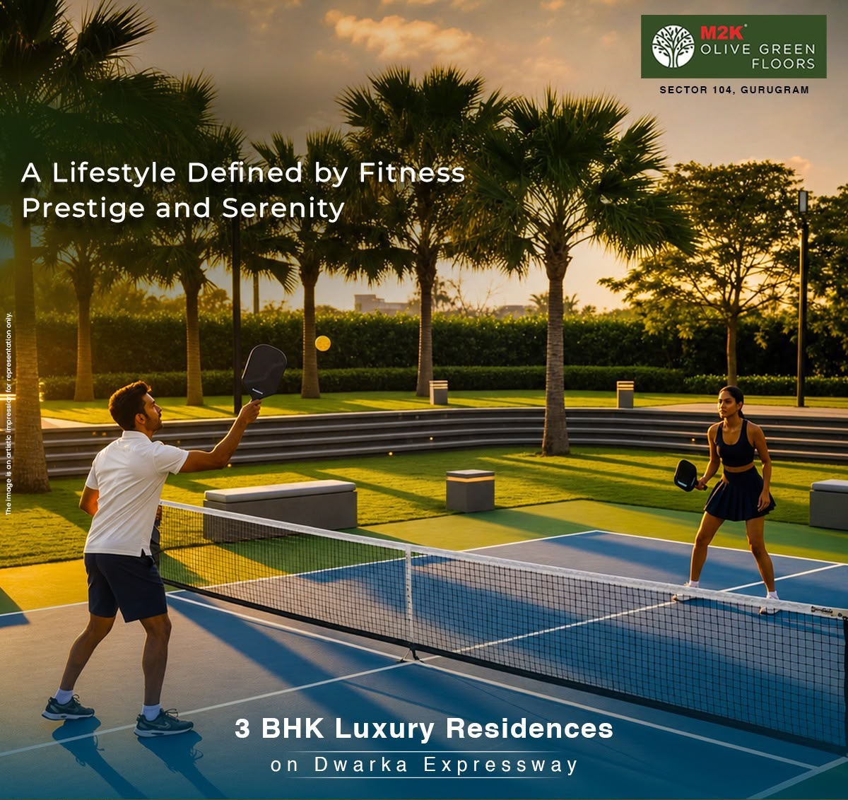 Discover Luxury Living at M2K Olive Green Floors || Experience Serenity and Prestige in Gurugram || 3 BHK Homes on Dwarka Expressway photo 1