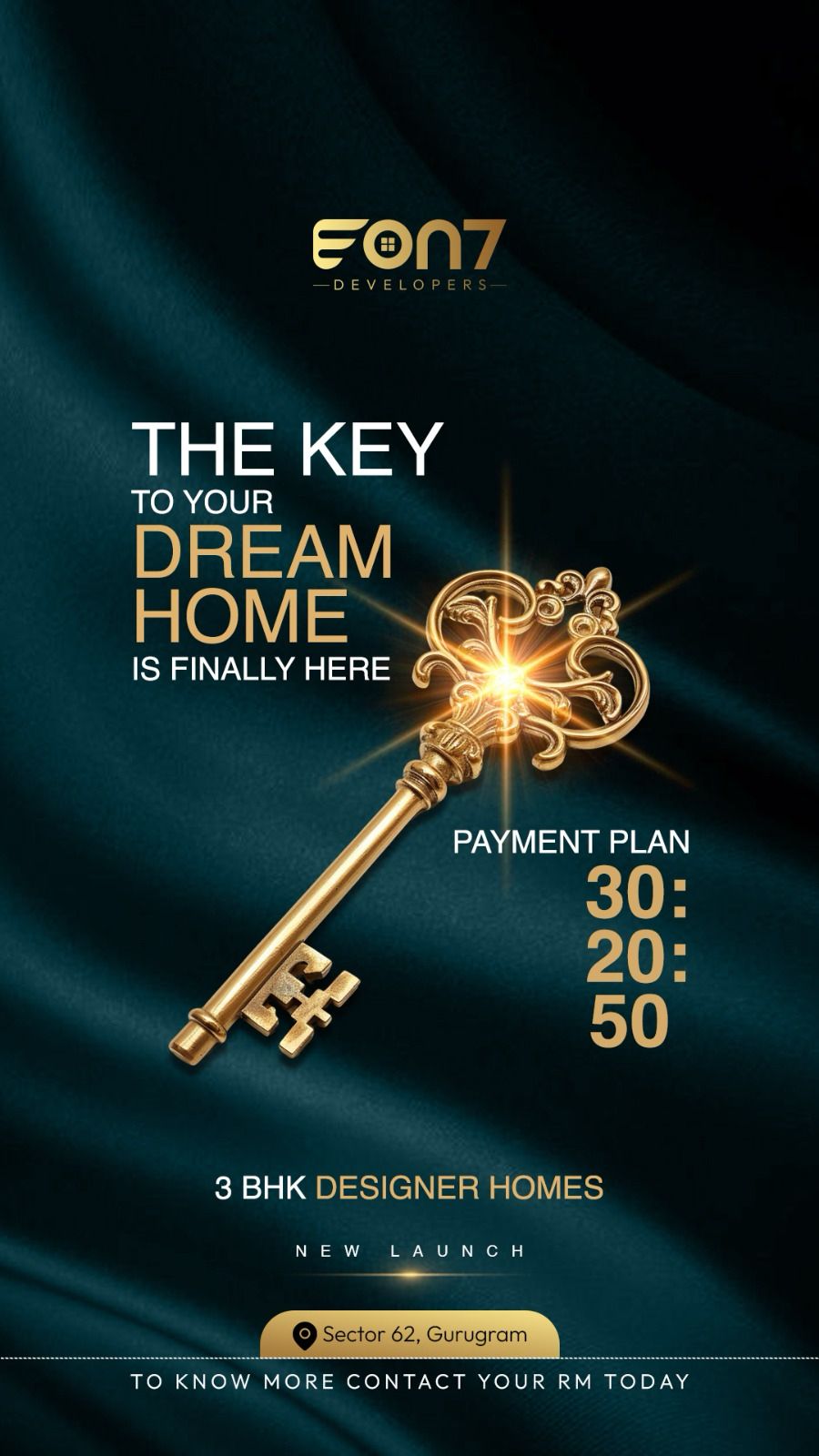 Unlock Your Dream Home with Eon7 Developers || New 3 BHK Launch in Gurugram || Grab Your Key to Luxury Living Update