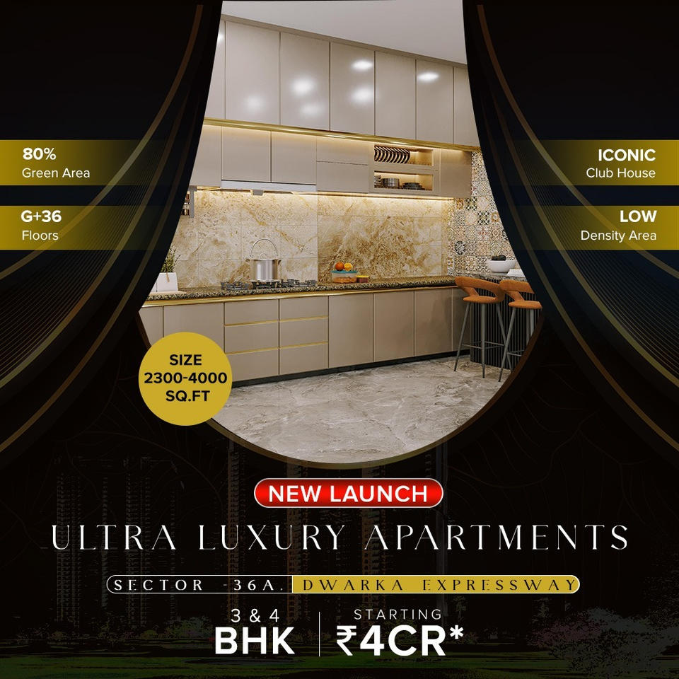 Serenity and Splendor: New Ultra Luxury Apartments in Sector 36A, Dwarka Expressway Update
