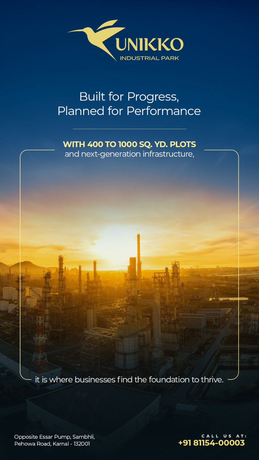 Discover Unikko Industrial Park, Karnal’s Premier Business Hub Update