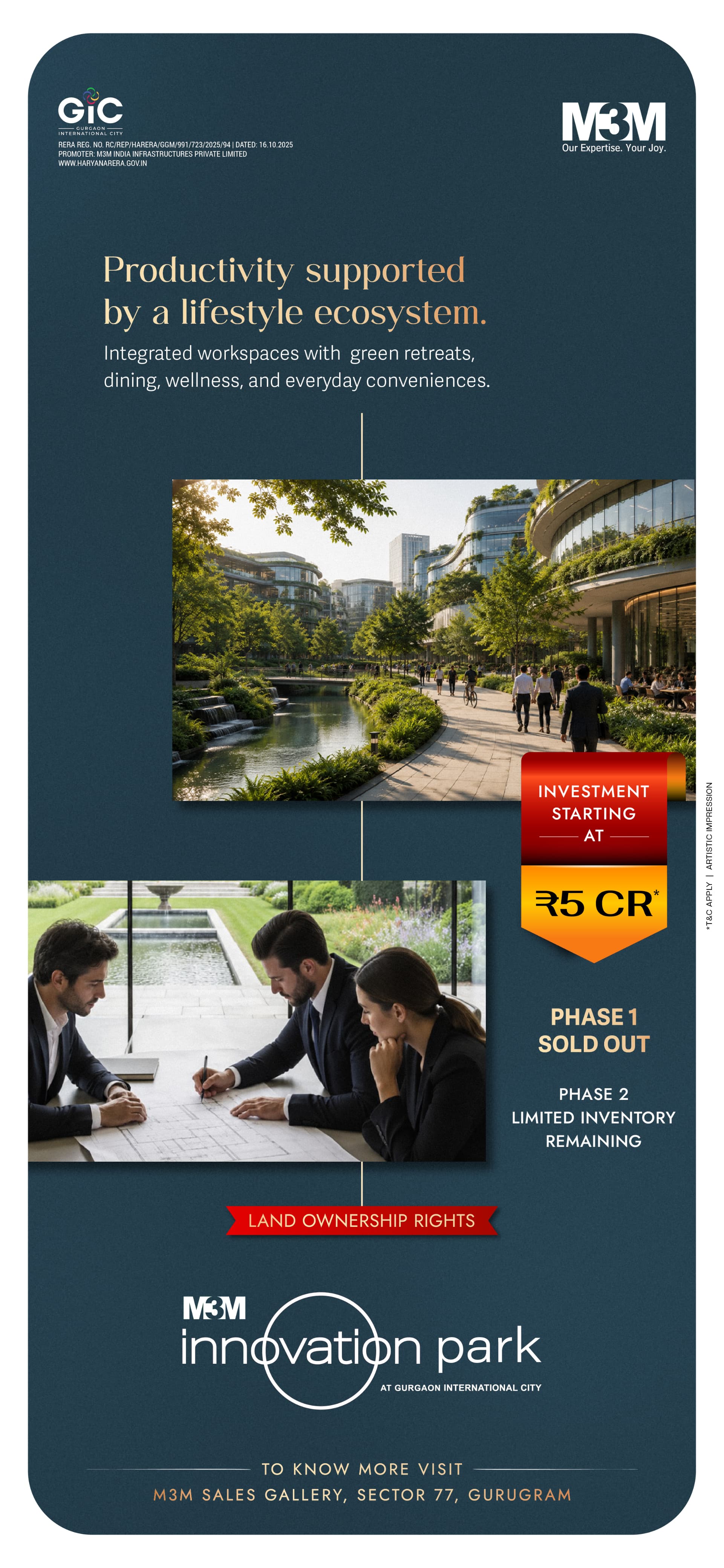 Invest in M3M Innovation Park from ₹5 Cr || Phase 2 Limited Inventory at M3M || Explore M3M Innovation Park, Gurgaon Update