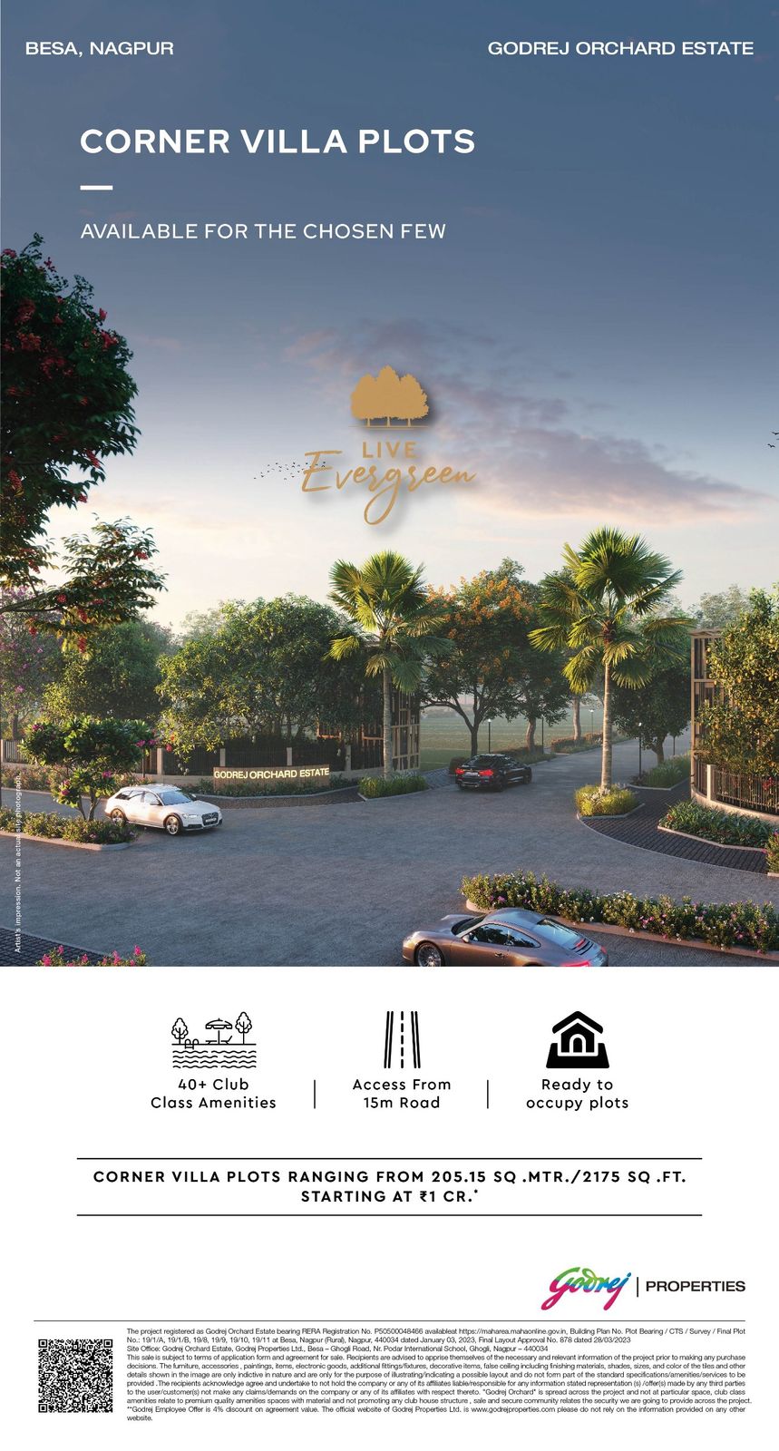 Discover Corner Villa Plots at Godrej Orchard Estate, Besa, Nagpur - Starting at ₹1 Cr Update
