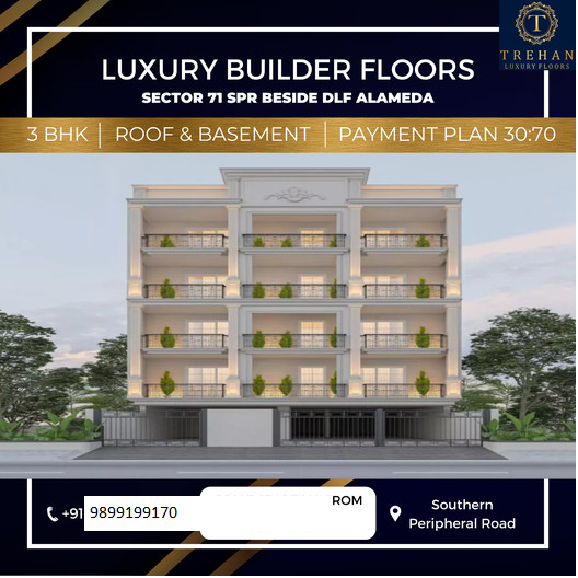 Trehan Luxury Floors: Indulge in Opulence in Sector 71, Gurgaon, Beside DLF Alameda Update