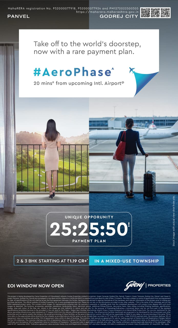 Own Your Dream Home at Godrej City, Panvel - Starting at ₹1.19 Cr with 25:25:50 Payment Plan Update