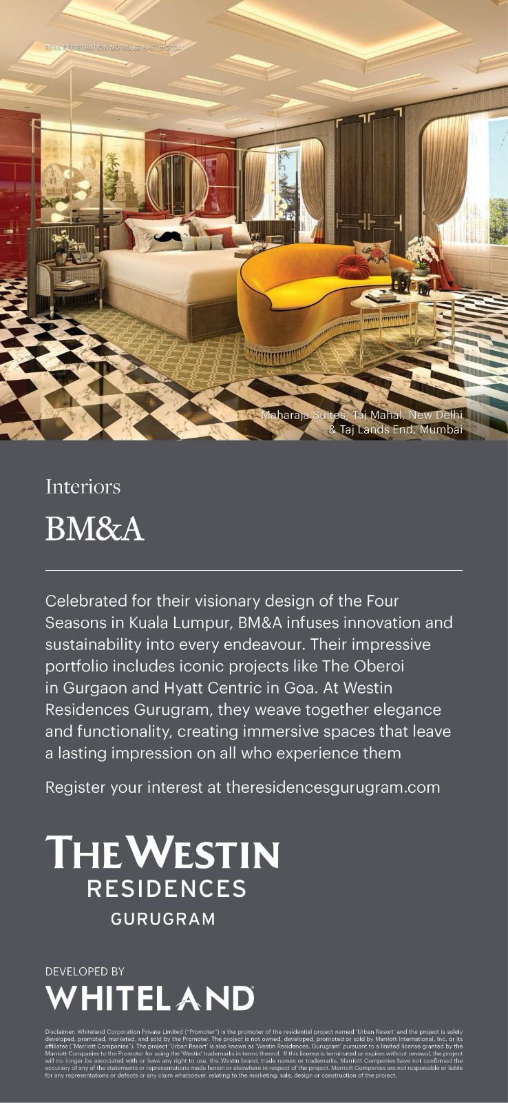 Discover Luxury Living at The Westin Residences Gurugram by BM&A Update