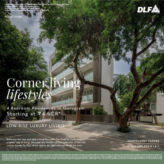 DLF's Corner Living Lifestyles: Redefining Elegance in Gurugram Update
