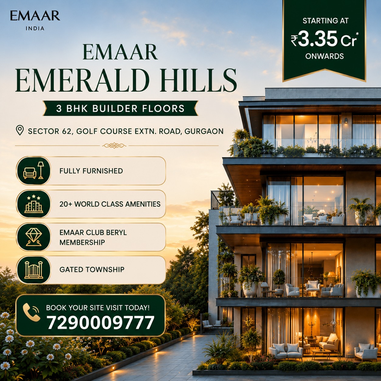 Discover Emaar Emerald Hills in Gurgaon || Explore Luxury Living at Emaar Emerald Hills || Secure Your 3 BHK at Emaar Emerald Hills Update