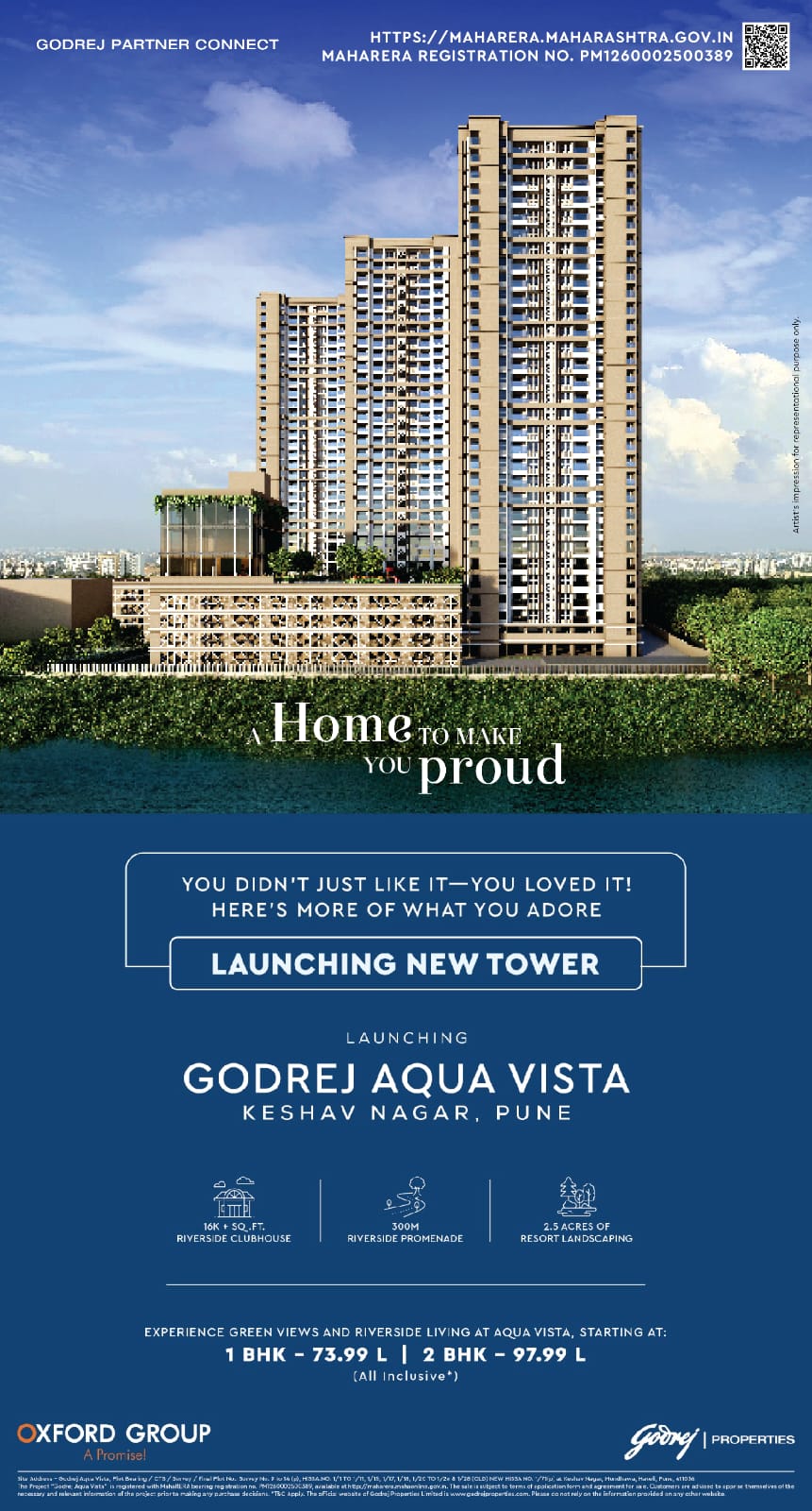Discover Godrej Aqua Vista in Keshav Nagar Pune Starting at 73.99 L Update
