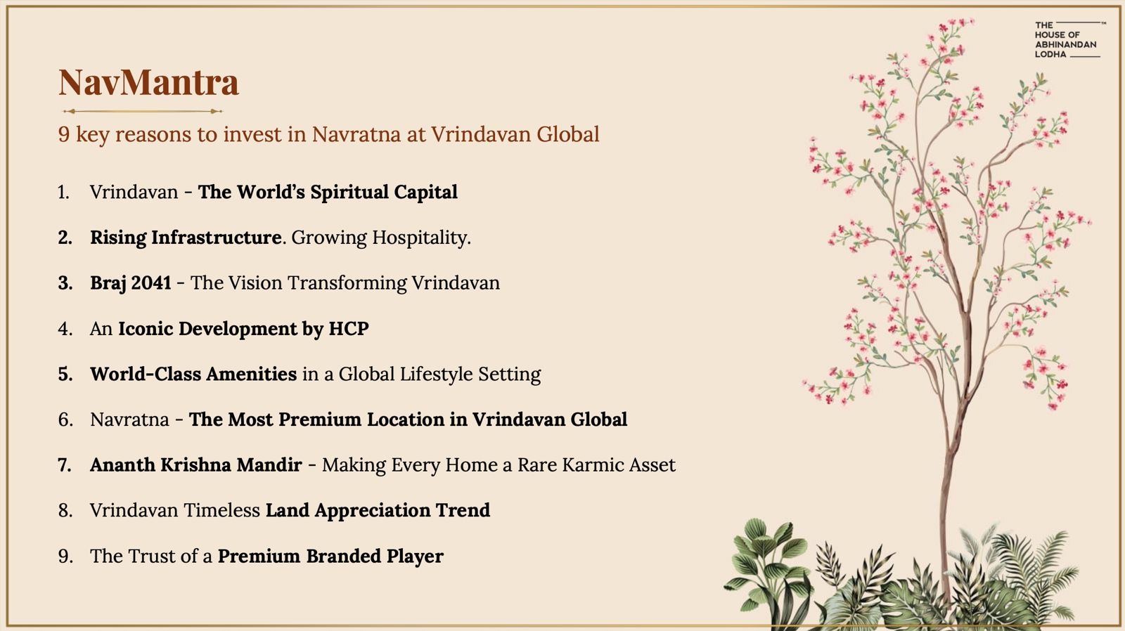 Invest in Navratna at Vrindavan Global, The House of Abhinandan Lodha, Most Premium Location Update