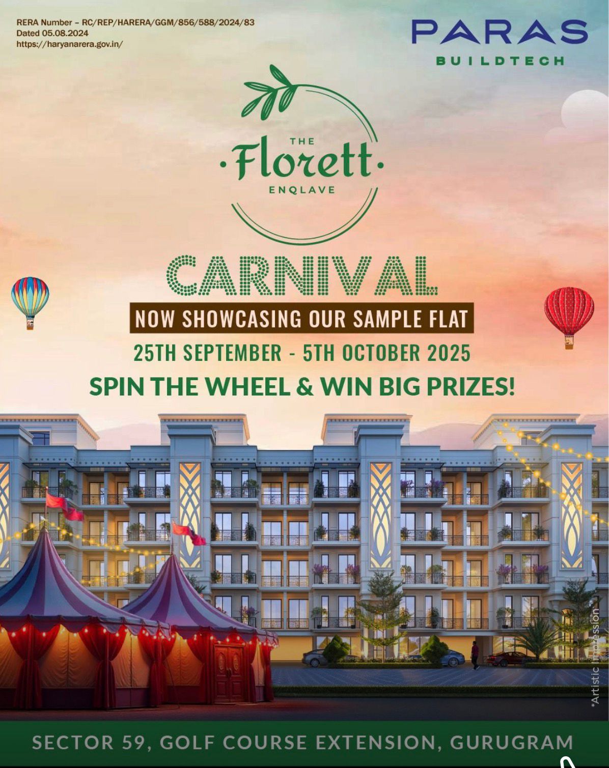 Visit The Florett, Paras Buildtech, Launching in Sector 59 Gurugram Update