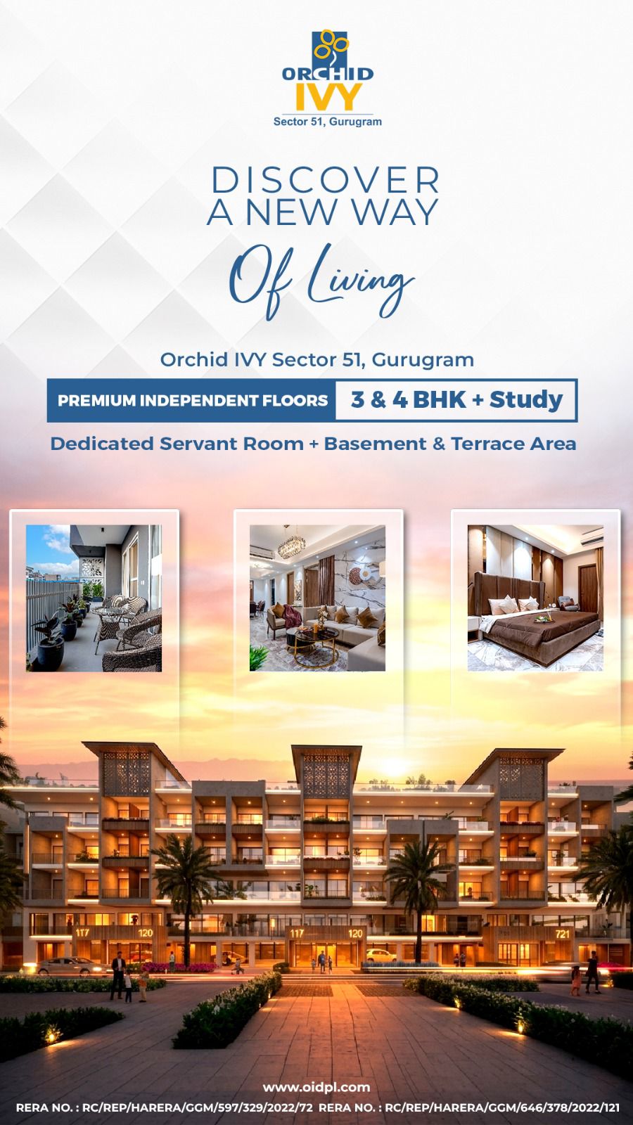 Explore Premium Independent Floors in Gurugram || Discover Orchid IVY Luxury Living || 3 & 4 BHK + Study Now Available Update