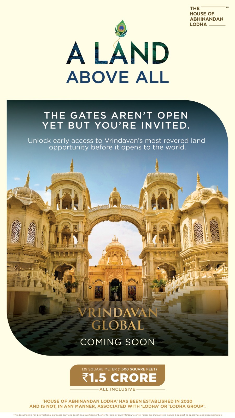 Discover Vrindavan Global by House of Abhinandan Lodha, Starting at ₹1.5 Crore Update