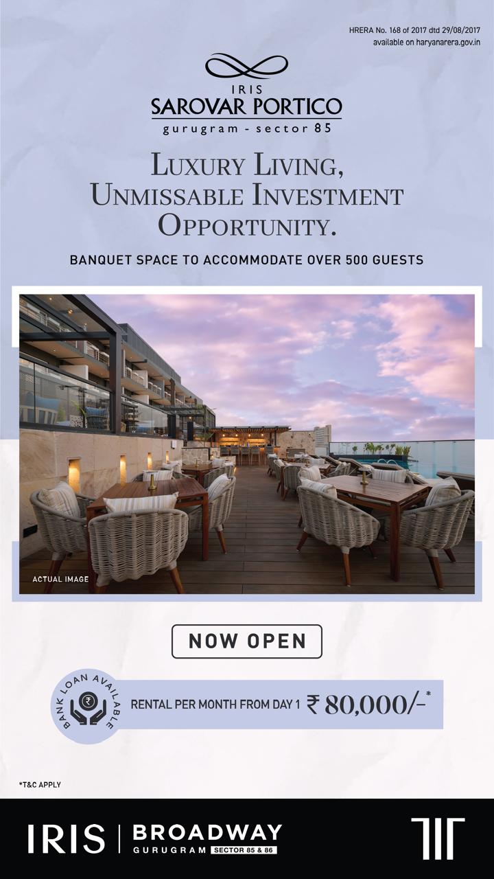 Luxury Living at Iris Sarovar Portico, Gurugram - Rentals from ₹80,000 Update